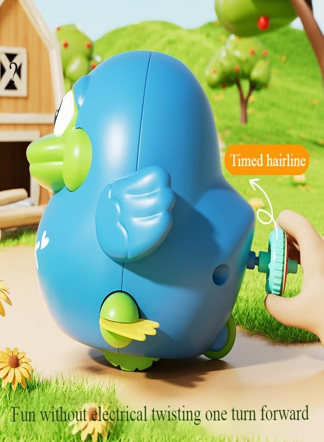 ACROWN Cute Animal Toys for Kids Sensory Worm Animal Wind up Colorful Toy Insect Figurines for Boys and Girls Multicolor Animals Toys Pack of 1 (Swing Duck) - Image 2
