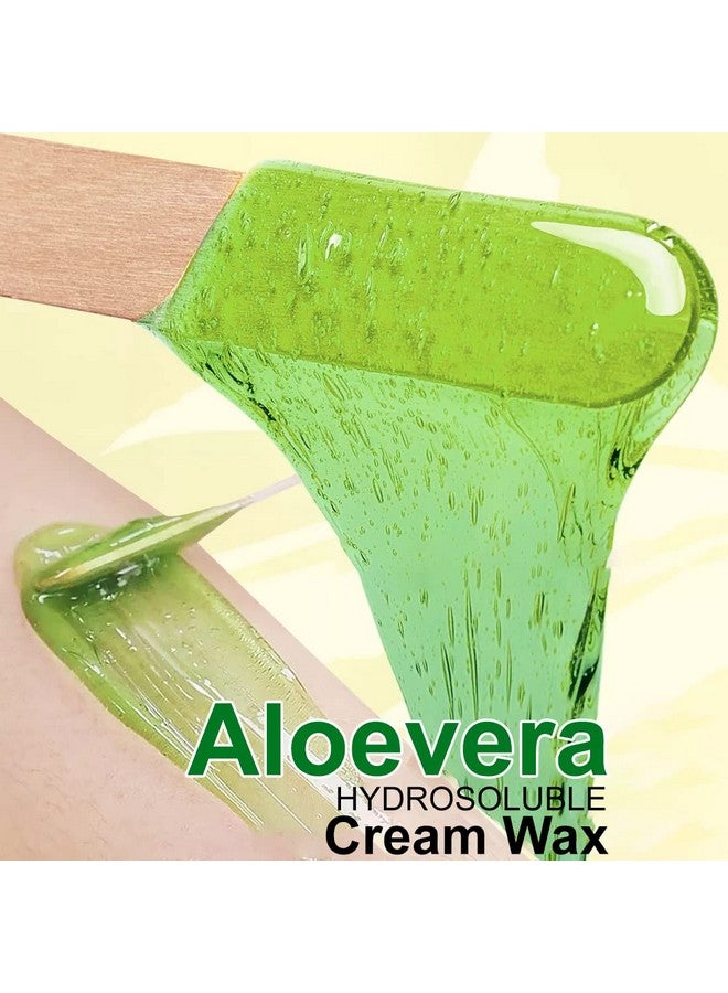Herbdiva Aloe Vera Hydrosoluble Cream Wax 800g | Professional Care & Pure Way To Silky Smooth Skin| Made In India, Suitable For All Types Of Skins | Natural Ingredients - Image 5