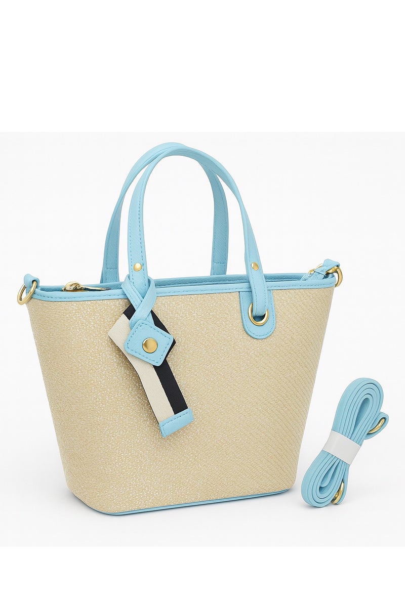 Elegant Women’s Summer Tote Bag with Inner Pouch – Stylish & Practical Design  - Image 1