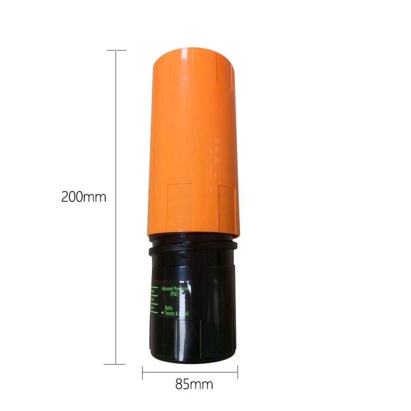 Pressurized Tennis Ball Container: 200 X 85mm Vibrant Orange Durable Imported Fiber Plastic - Maintains Ball Integrity Ensures Consistent Bounce For Tennis Players Training Practice - Image 4