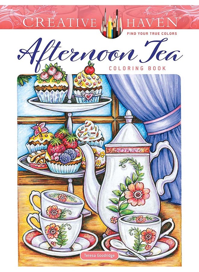 Creative Haven Afternoon Tea Coloring Book 
