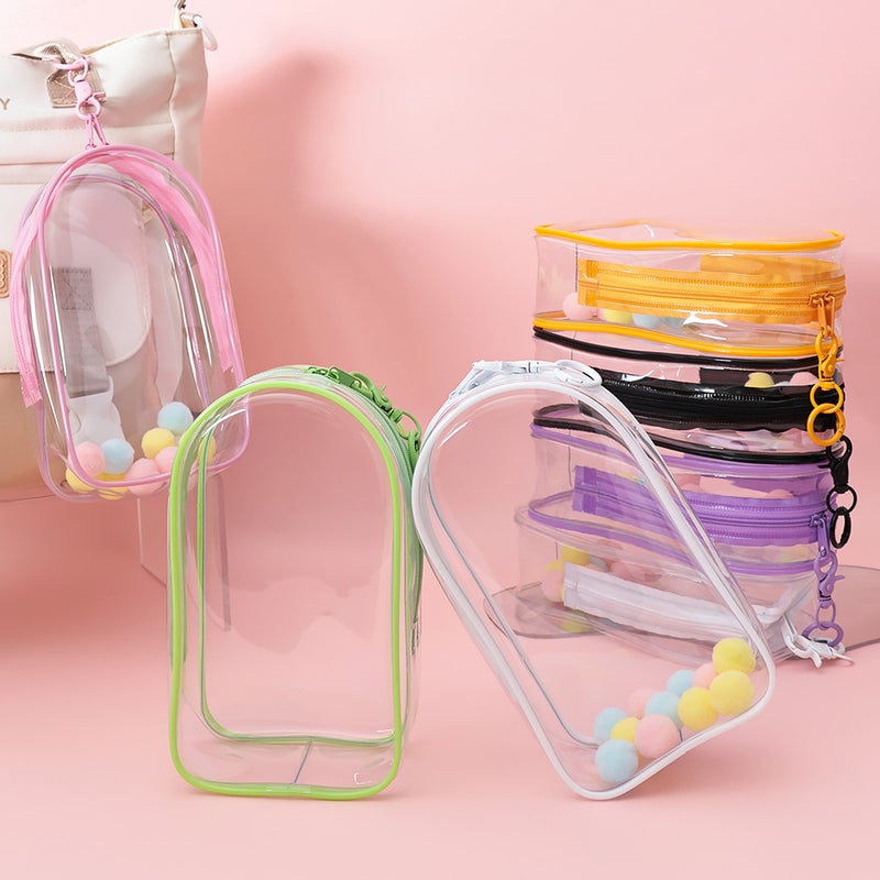 19Cm Fashionable Transparent Doll Baby Walking Bag Waterproof Pvc Blind Box Baby Bag Display Doll Bag Dustproof New Style - Image 4