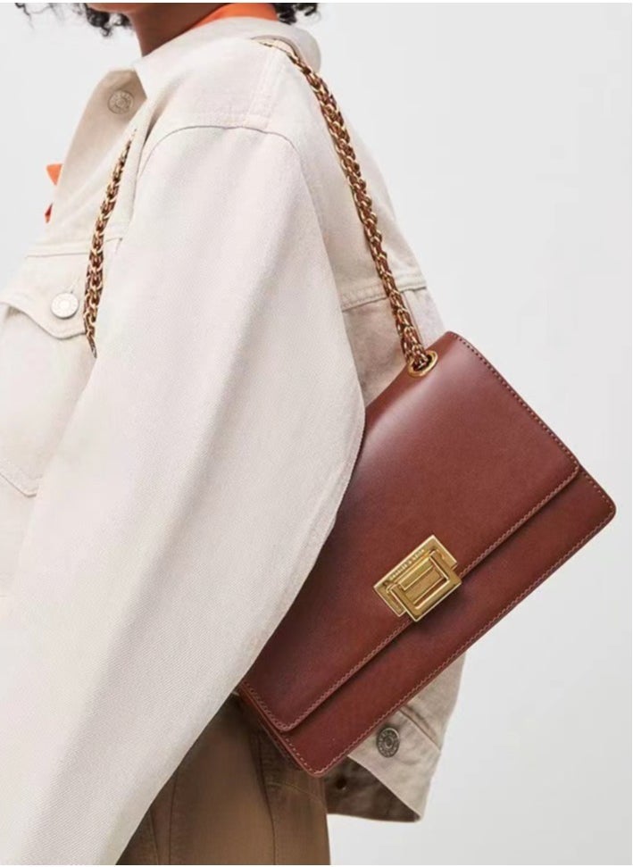 Charles & Keith Charles & Keith Chain Small Square Bag Shoulder Bag Crossbody Bag  - Image 4