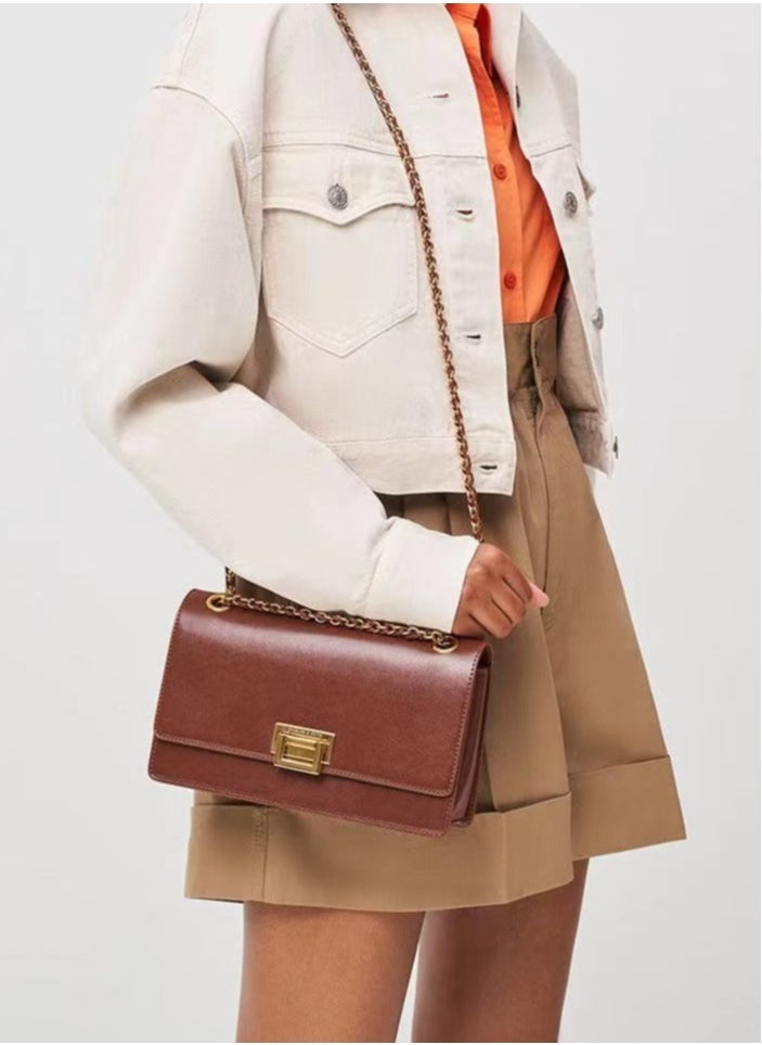 Charles & Keith Charles & Keith Chain Small Square Bag Shoulder Bag Crossbody Bag  - Image 5
