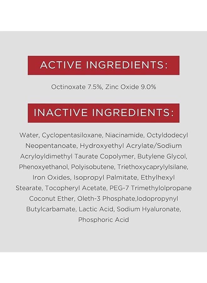 إلتا أم دي الأشعة فوق البنفسجية استعادة تلوين الوجه واقية من الشمس 48g الأبيض ، SPF 46 مرطب الوجه للنساء مكافحة الشيخوخة ، وإصلاح تلف الجلد المعدنية الوجه واقية من الشمس ، واقية من الشمس أكسيد الزنك الصيغة ، يوميا الوجه واقية من الشمس  - Image 3