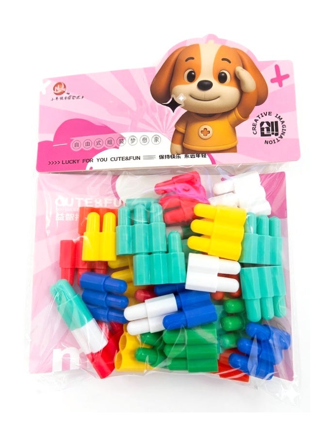 Crazy Boss Kids Educational Toy Combo Set | Puzzle Blocks, Building Blocks & Magic Cube | Learning Toys Bundle for Children - Image 5