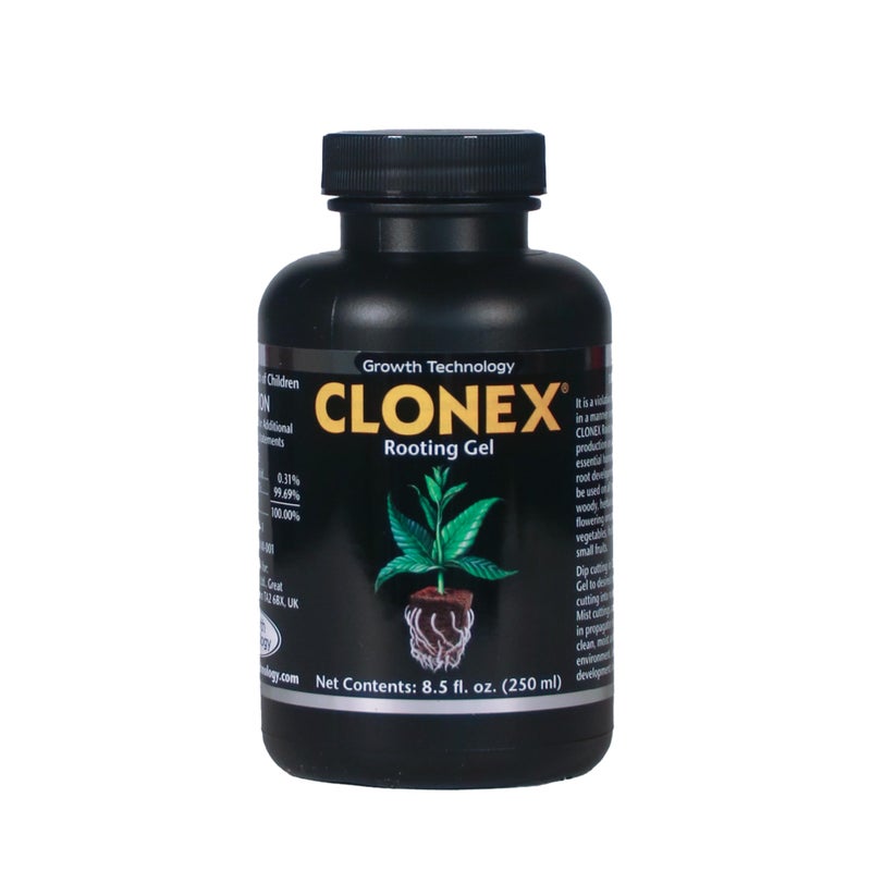 Clonex جل كلونيكس لتجذير النباتات - مركب تجذير عالي الأداء لقصاصات النباتات، يحتوي على IBA، يعزز بدء وتطوير الجذور - 250 مل - Image 1