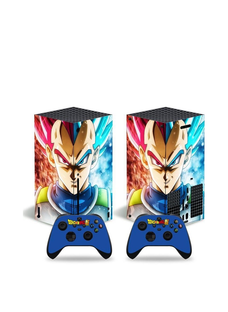 XBOX series X console sticker Dragon Ball style sticker