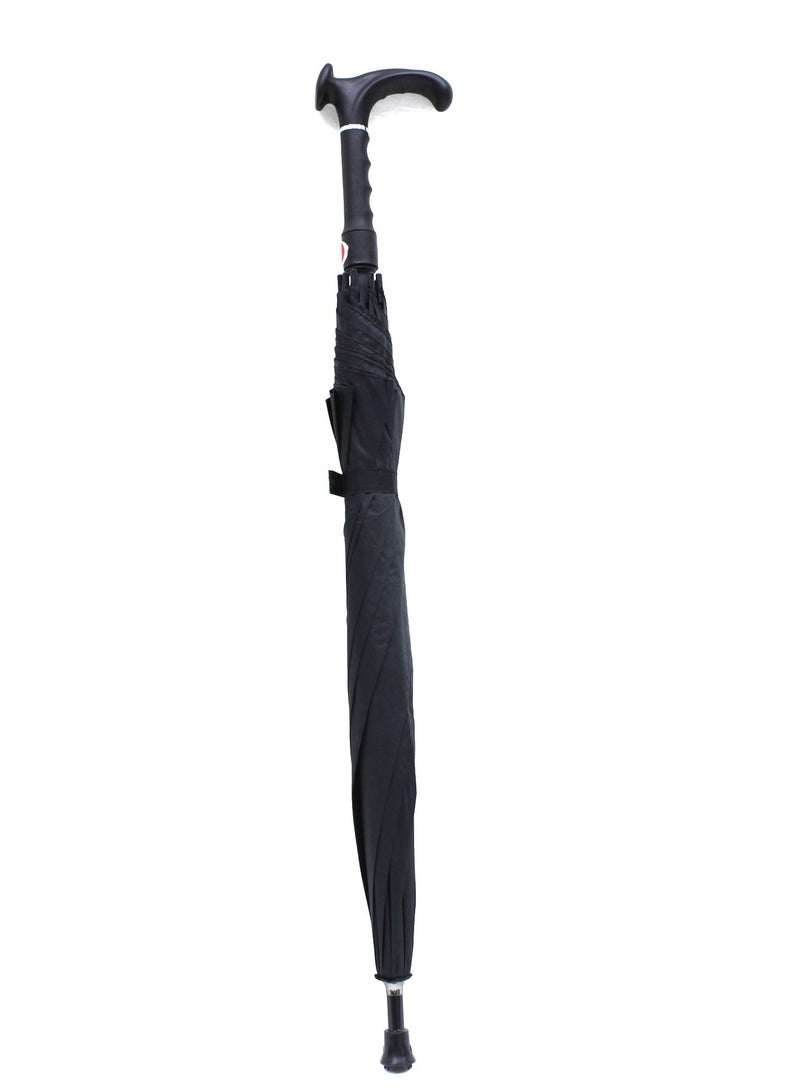 Season Straight Umbrella with Walking Stick Handle - Image 1
