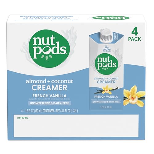 nutpods French Vanilla Creamer - Unsweetened Non Dairy Made from Almonds and Coconuts - Keto Creamer, Whole30, Gluten Free, Non-GMO, Vegan, Sugar Free, Kosher (4-Pack) - Image 4