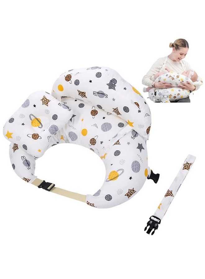 Snowie Soft Baby Feeding Pillow For Mom Breastfeeding Nursing Pillow With Infant Support Cushion Multi Nursing Pad With Removable Neck Belt For Mom - Image 1