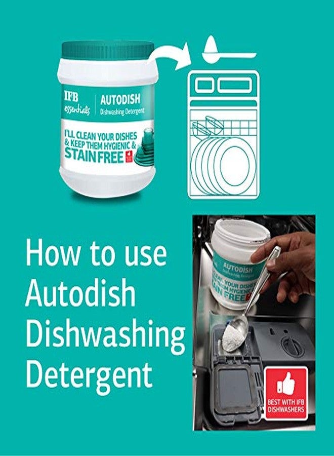 IFB Essentials Autodish Automatic Dishwasher powder Detergent - 1 Kg,Pack of 1 - Image 4