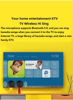 G.DUCK Karaoke Microphone With Bluetooth Speaker Cute Rubber Duck Image For Kids Singing  - Image 3
