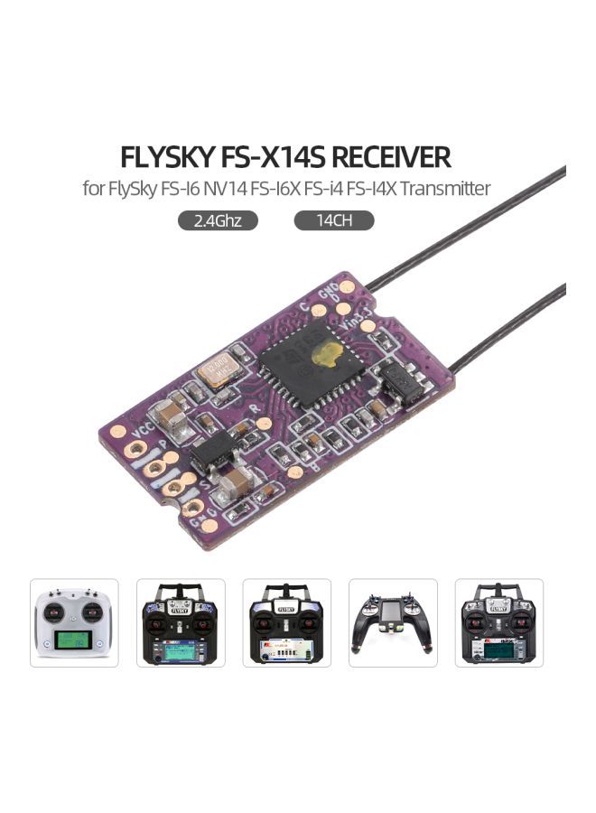 NIBEMINENT Receiver For Flysky FS-I6 NV14 FS-I6X FS-i4 FS-I4X Transmitter RM12304-L - Image 4