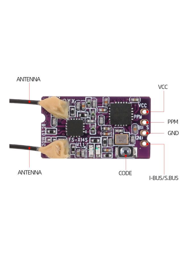 NIBEMINENT Receiver For Flysky FS-I6 NV14 FS-I6X FS-i4 FS-I4X Transmitter RM12304-L - Image 3