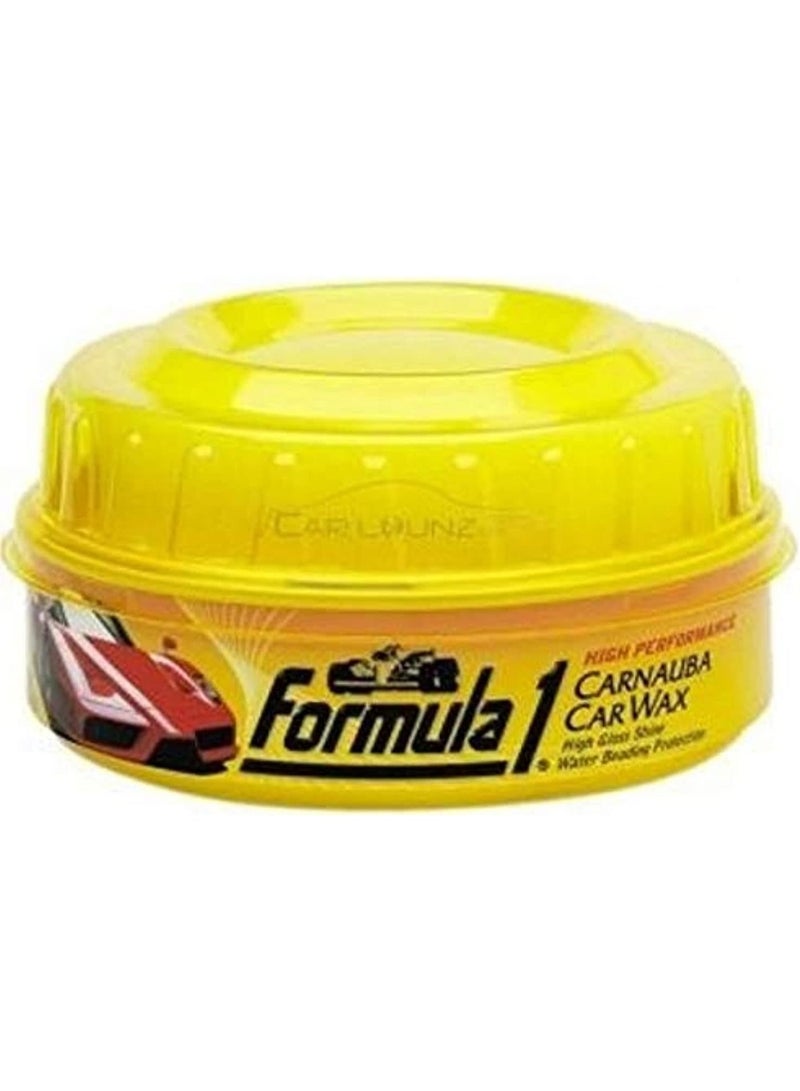 Formula 1 Carnauba Bike/Car Wax Polish 8 OZ (230 gm) For All Bike Car Exterior, Enhancing Surface Appearance, Removing Minor Scratches And Haze - Image 1