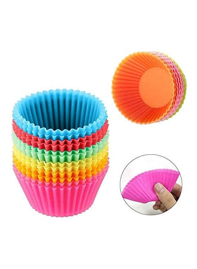 NIBEMINENT 24-Piece Baking Cupcake Cups Multicolour - Image 3