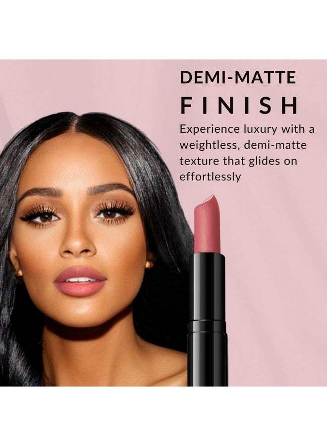 Flori Roberts Flori Roberts Luxury Lipstick, Vibrant Lip Makeup for Women of Color or Deeper Skin Tones, Demi-Matte Texture, Hydrates and Conditions Lips  - Image 4