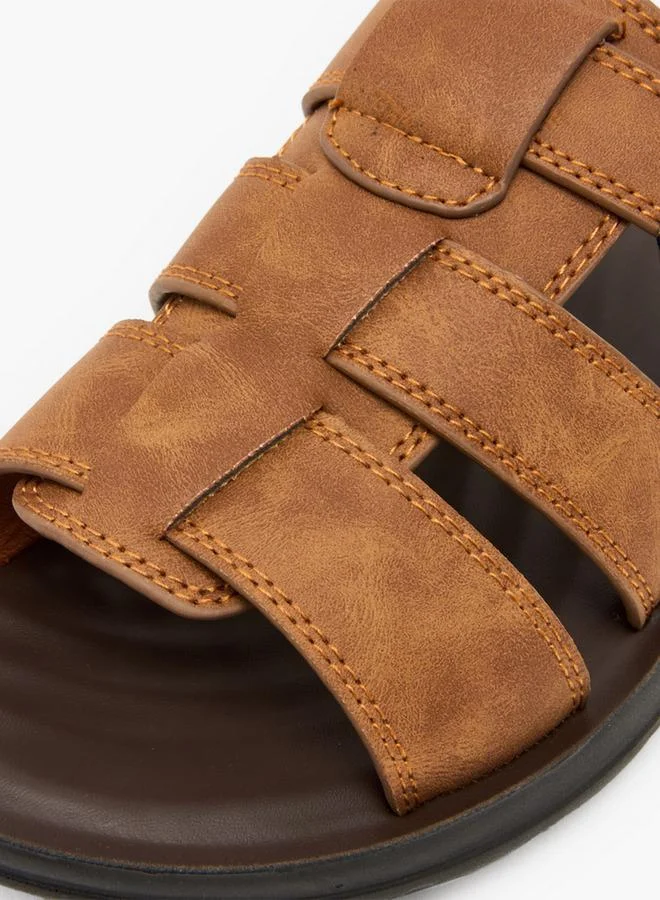 LBL By Shoexpress BROWN Men Slip On Comfort Sandals for Men | Best Price UAE