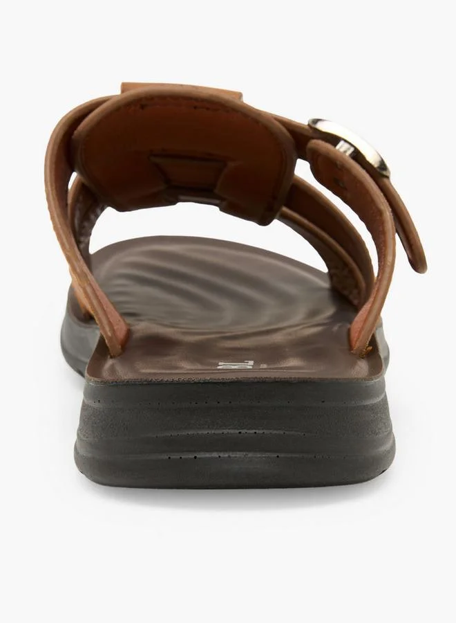 LBL By Shoexpress BROWN Men Slip On Comfort Sandals for Men | Best Price UAE