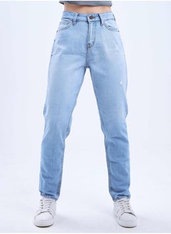 High-Waist Light Washed Degrade Scratched Mom-Fit Jeans - pzsku/ZF186F555E4B368CDAC04Z/45/_/1721563206/0db6be6f-6f40-43d0-b0e6-801a0ea065fb