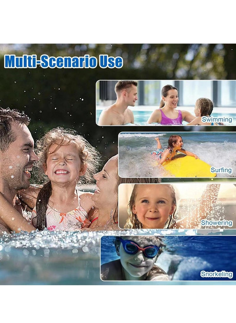 Oasisgalore 3 Pairs Waterproof Swim Earplugs for Kids, Reusable Silicone, Ideal for Pool and Shower  - Image 4