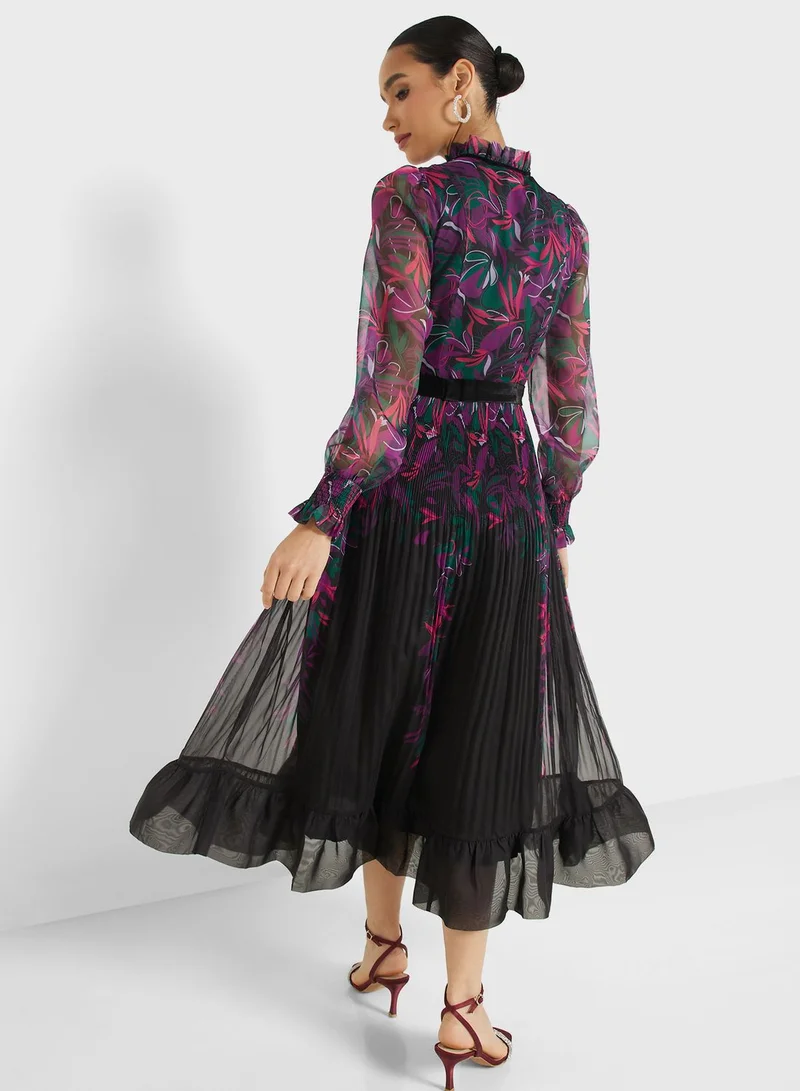 Femi9 Floral Printed Dress
