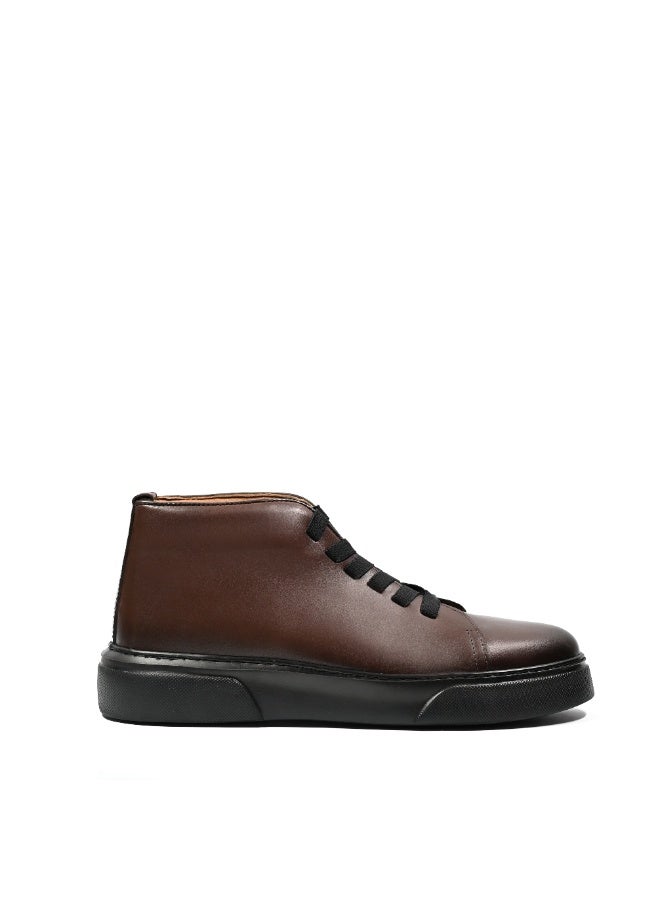 ليفانت هاف بوت جلد طبيعي - بني - Image 2