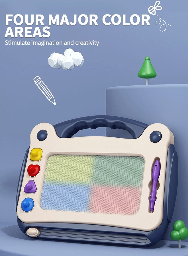 UETEEY Children's Colorful Magnetic Drawing Tablet Large Magnetic Drawing Board Toddler Toys Erasable Doodle Board Creative Kids Toys Preschool Learning Toys Birthday Gift for Boys Girls - Image 3