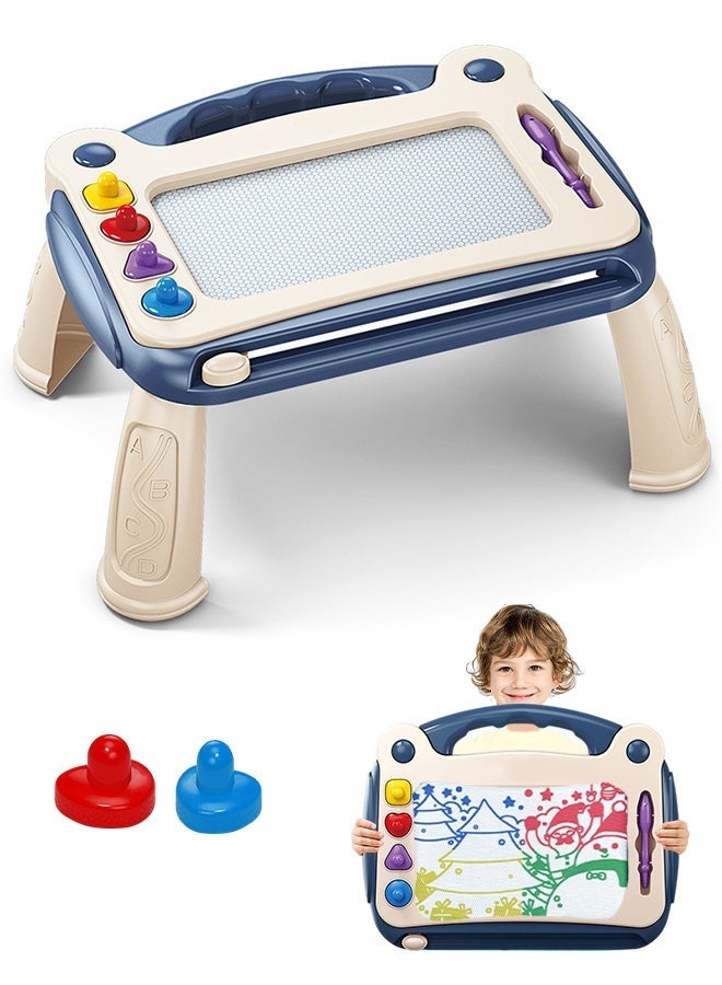 UETEEY Children's Colorful Magnetic Drawing Tablet Large Magnetic Drawing Board Toddler Toys Erasable Doodle Board Creative Kids Toys Preschool Learning Toys Birthday Gift for Boys Girls - Image 2