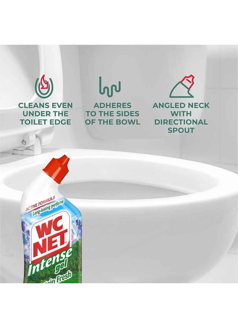 Wc Net منظف مرحاض WC Net جل مكثف برائحة الجبل 750 مل - Image 4