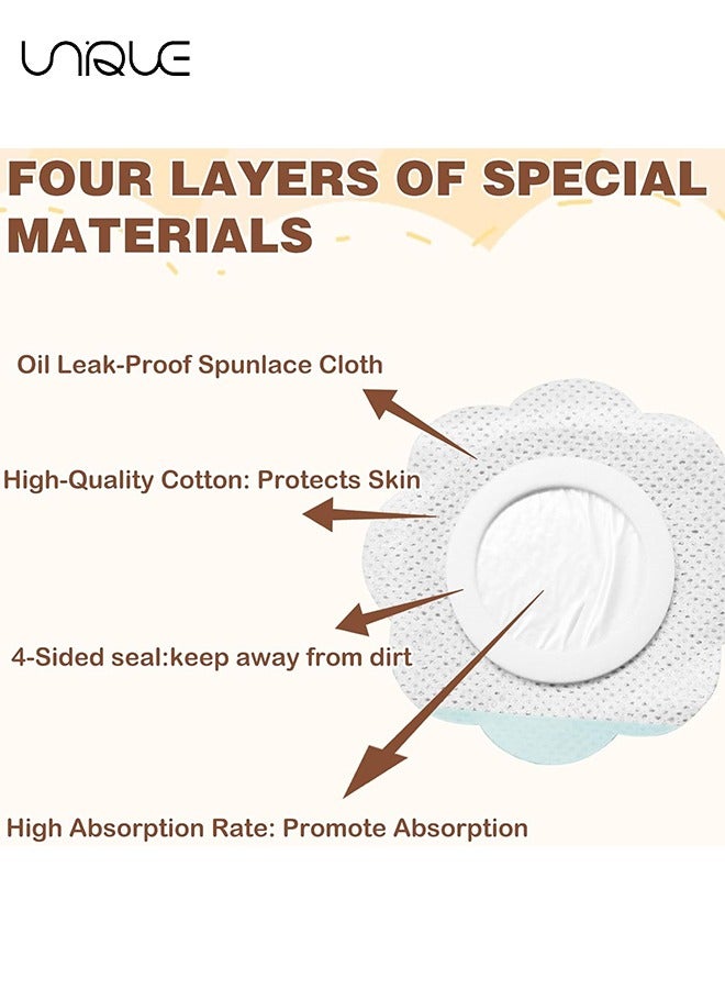 Unique 10Pcs Disposable Castor Oil Packs,Castor Oil Patches for Belly Button,Self-Adhesive Castor Oil Pack Wrap Spunlace Cloth,Castor Oil Wrap Pads Castor Oil Compress Water and Oil Proof (Oil Not Included) - Image 3