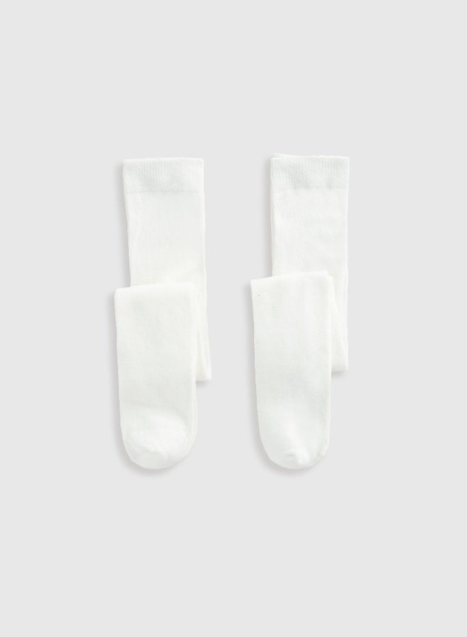 mothercare جوارب كريمية - عبوة من قطعتين - Image 1