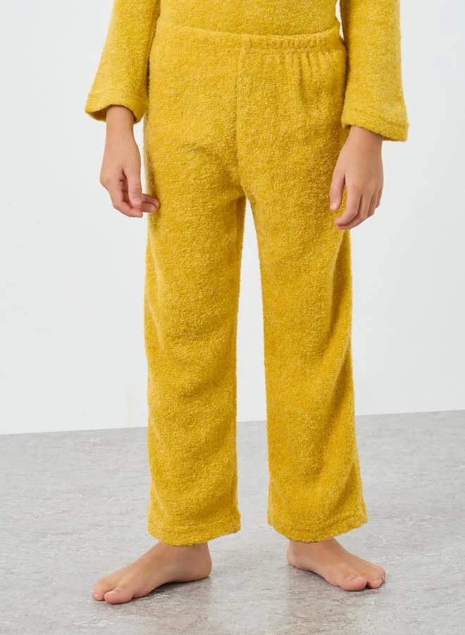 Take Two Take Two Boys Pocket Detail Polar Fleece Top and Pyjama Set