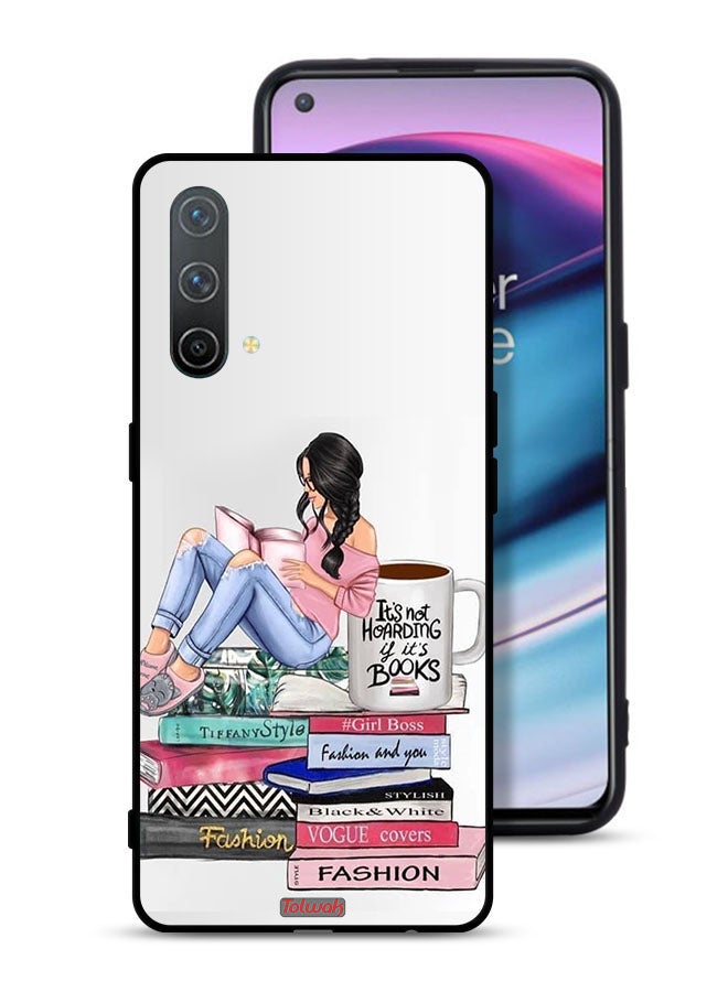 Tolwak OnePlus Nord CE 5G Protective Case Cover Girl And Fashion Books Art - Image 1