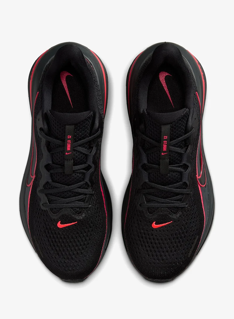 Nike BLACK/BLACK-RED ORBIT-DK SMOKE GREY-UNIV RED Air Winflo 12 for Men | Best Price UAE