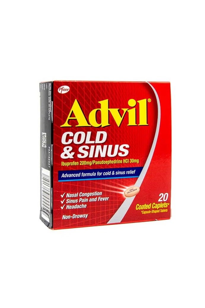 أدفيل البرد والجيوب الأنفية 20 ثانية