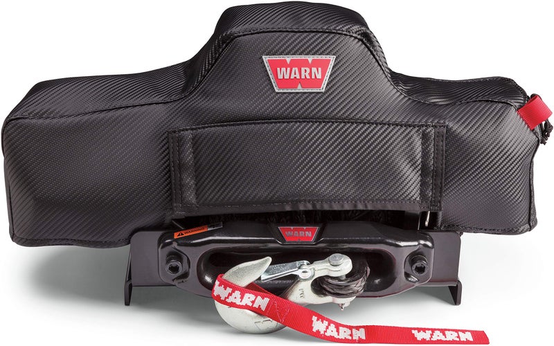 WARN 102642 Stealth Series Winch Cover Fits VR8 VR10 VR12