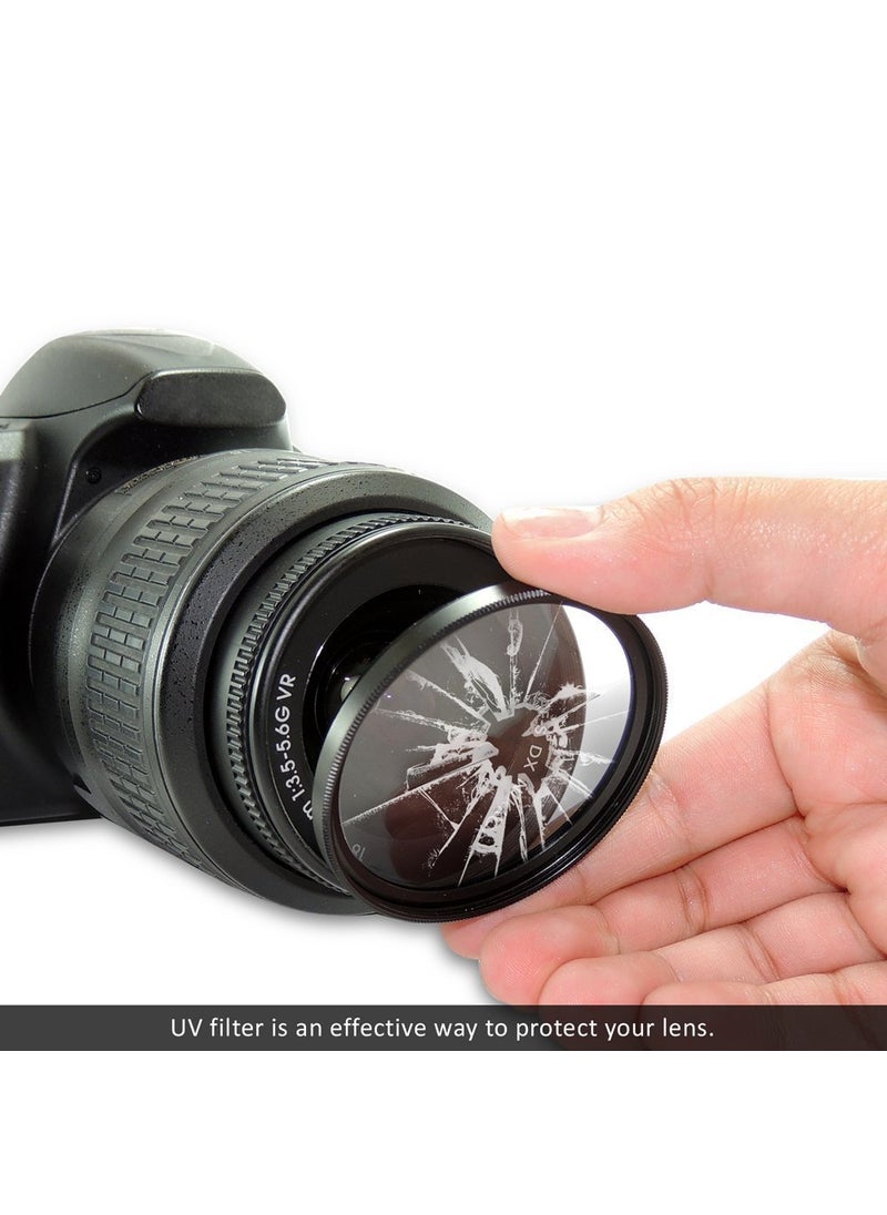 Big Mike's 67mm Multi-Coated 3 Piece Filter Kit (UV-CPL-FLD) for Nikon CoolPix P900, P950 Digital Camera  - Image 4