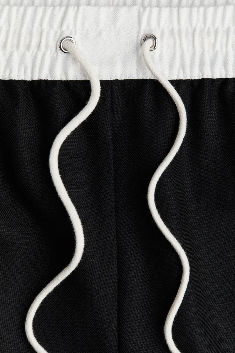 اتش اند ام بنطلون واسع برباط خصر