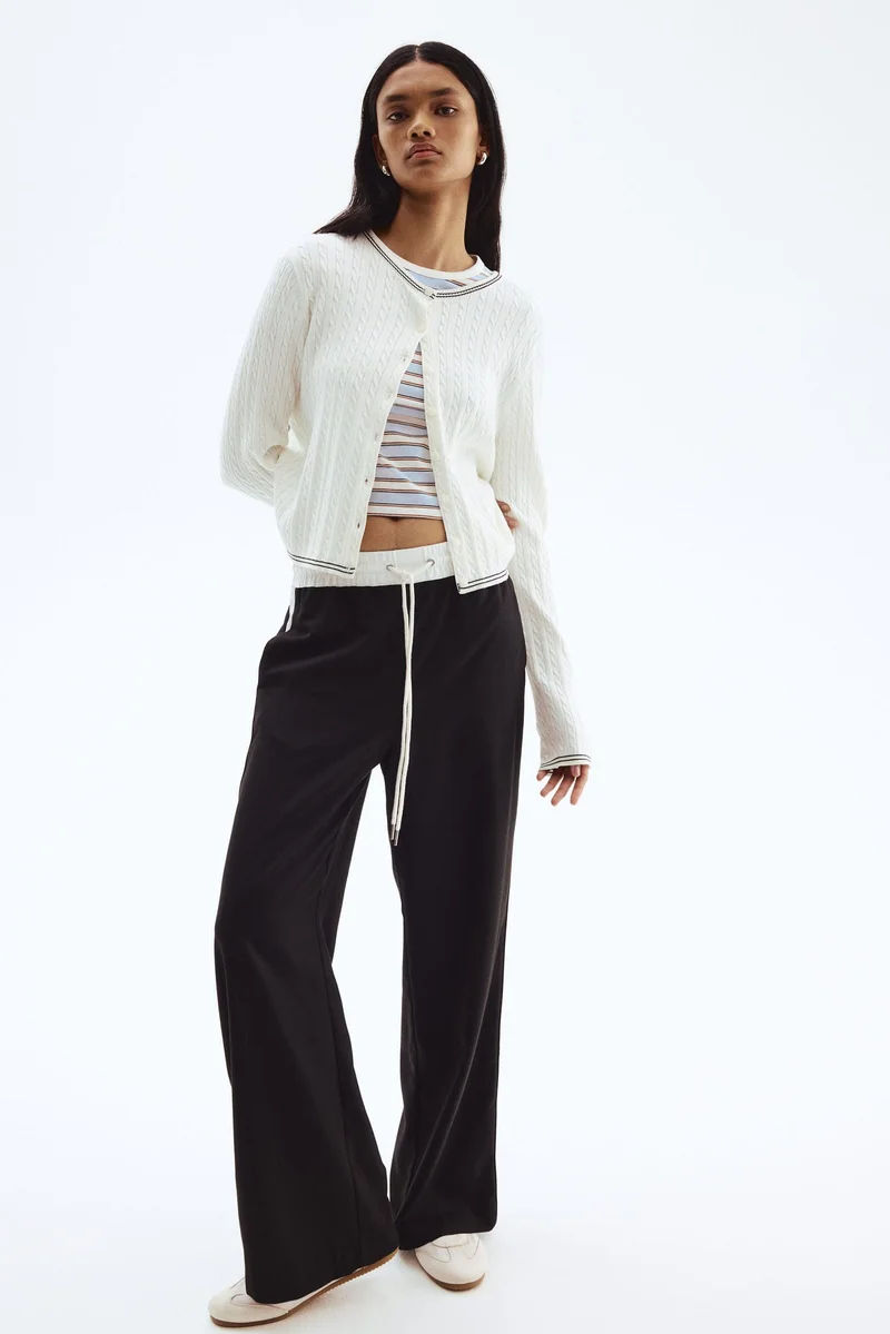 H&M Wide drawstring trousers