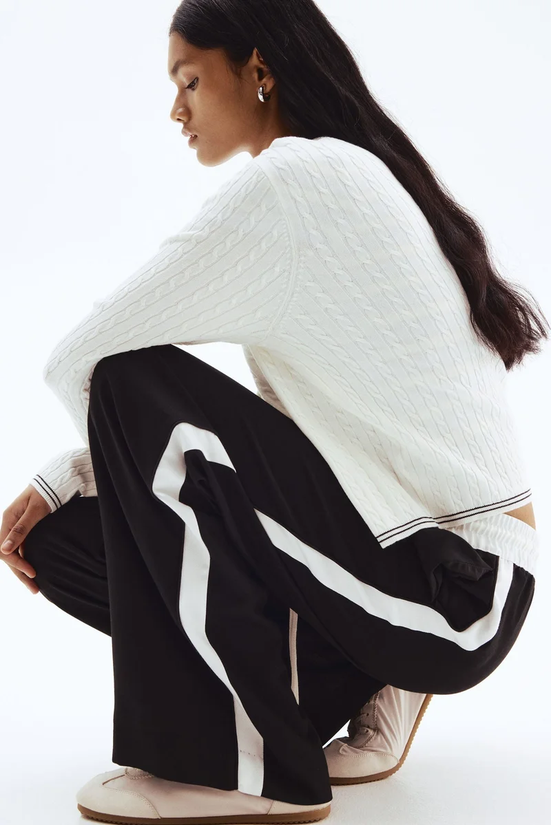 H&M Wide drawstring trousers