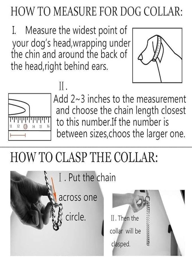 SUPER CHAIN Training Brass Choke Chain Collar, Brass Heavy Duty Diamond Cut Gold Dog Choke Chain Training Dog Collar for Cats, Puppies and All Breed Dogs (4 mm, 24 Inch-Large) - Image 5