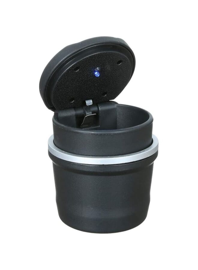 Portable Car Ashtray - Black Cup Holder Size - Image 2