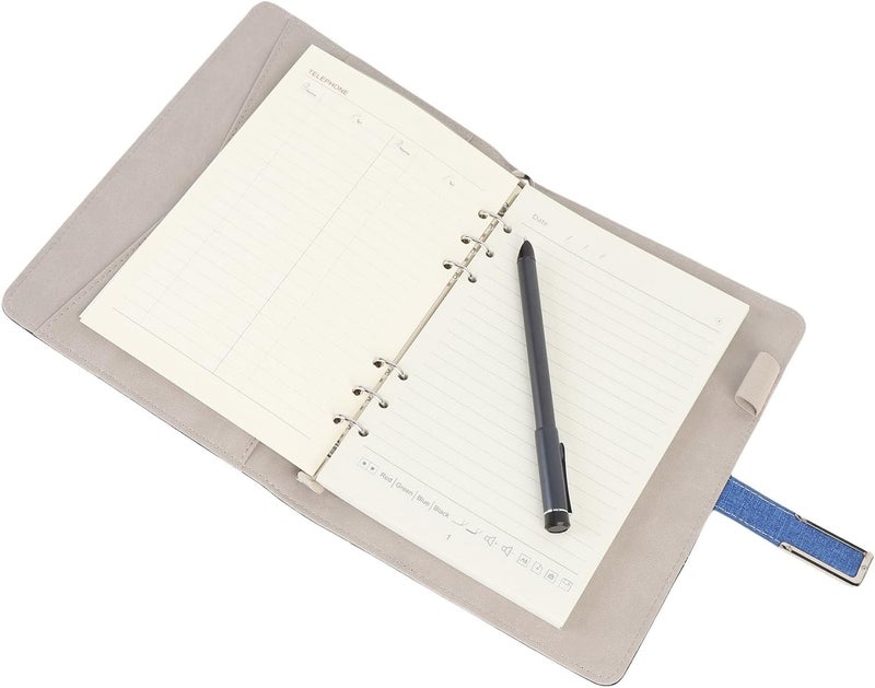 banapoy Digital Smart Pen and Notebook Set, Real Time Sync OCR Digital Pen, Storing, and Sharing Paper Notes, Compatible with Smartphone, for Note Taking, Students, Drawing (Blue) - Image 4