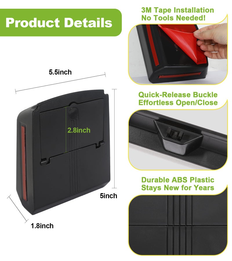 SDPVorn Console Hidden Storage Box for Kia Sportage 2023 2024 2025 Armrest Lid Center Console Organizer Secret Compartment Interior Accessories - Image 5
