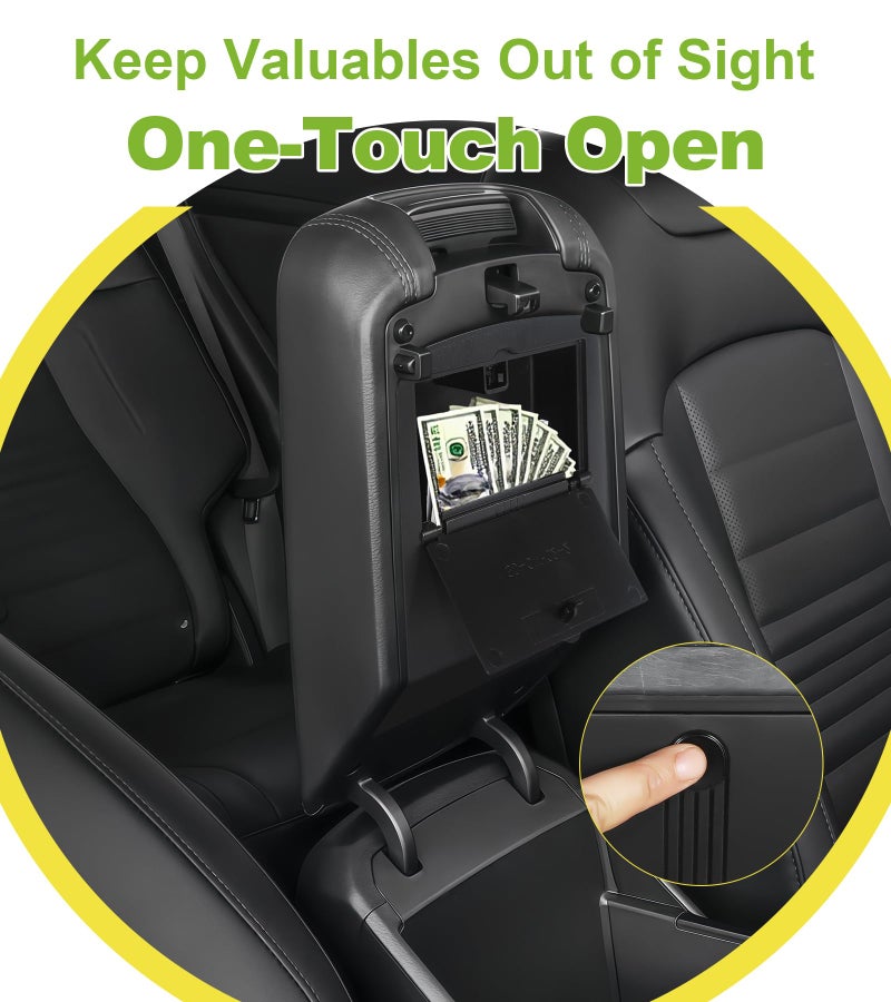 SDPVorn Console Hidden Storage Box for Kia Sportage 2023 2024 2025 Armrest Lid Center Console Organizer Secret Compartment Interior Accessories - Image 4