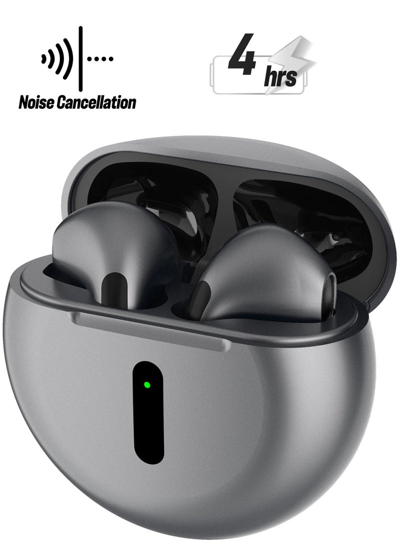 Cellairis - OPAL II TWS Wireless Earphones, In-Ear Bluetooth V5.3 + EDR, Noise Cancellation, Water Resistant (Ipx4) , Light-Weight Earbuds - Gun Metal - Image 1