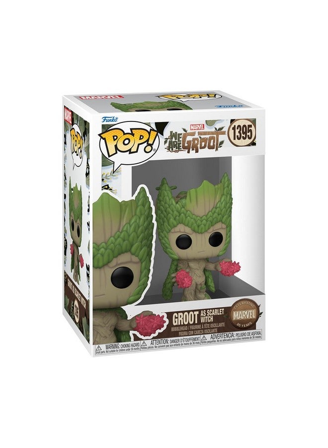 Funko Funko POP! Marvel: We are Groot - Scarlet Witch - Groot Shorts - Collectable Vinyl Figure - Gift Idea - Official Merchandise - for Kids & Adults - TV Fans - Model Figure for Collectors and Display  - Image 1