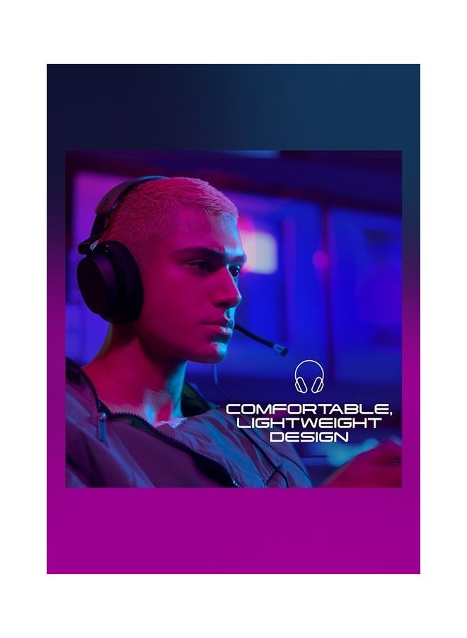 Skullcandy SLYR Pro Wired Over-Ear Gaming Headset for PC, PlayStation, PS4, PS5, Xbox - Black/Multicolour Digi-Hype - Image 4